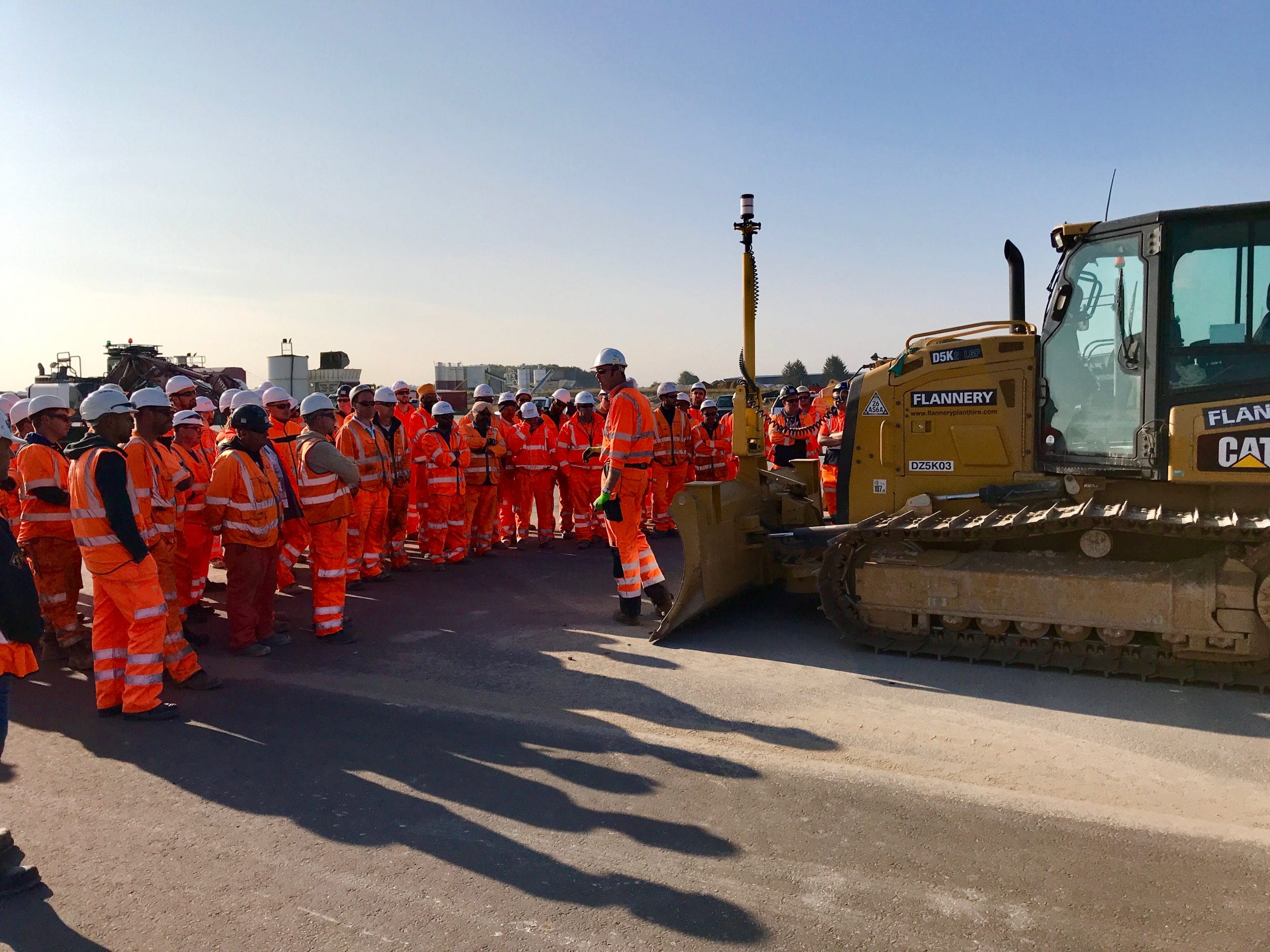 Flannery training on customer site