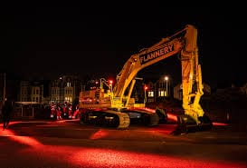 Flannery excavator fitted with FHOSS