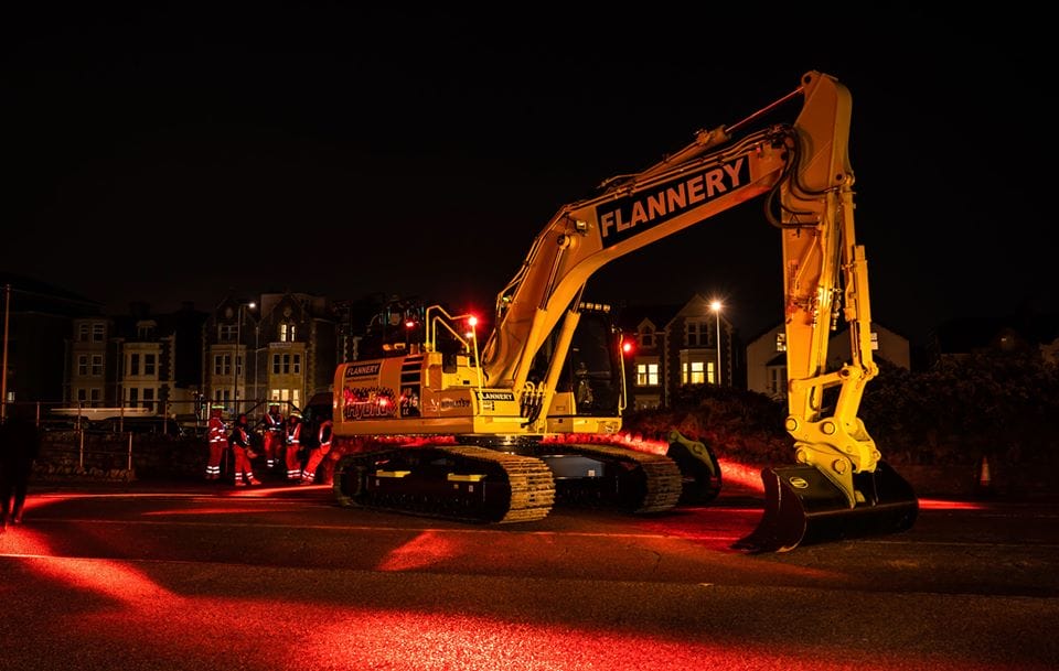 Flannery Excavator with FHOSS Safety System