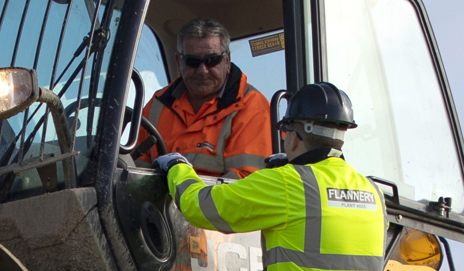 Flannery team collaborating onsite