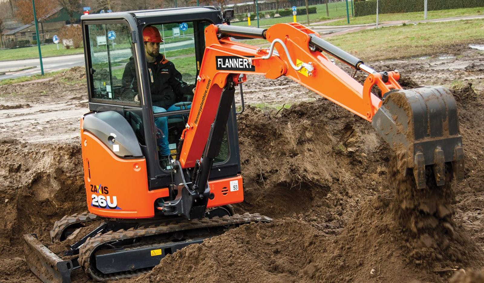 Hitachi ZX26U-5A | Plant Hire UK | Flannery Plant Hire