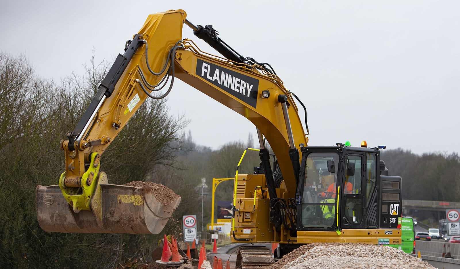 CAT 335F L | Plant Hire UK | Flannery Plant Hire