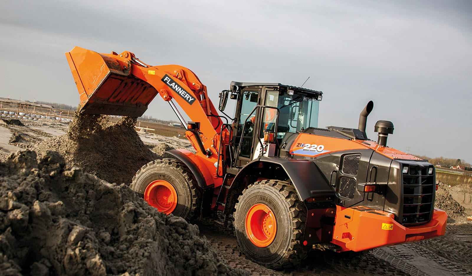 Hitachi ZW220 | Plant Hire UK | Flannery Plant Hire
