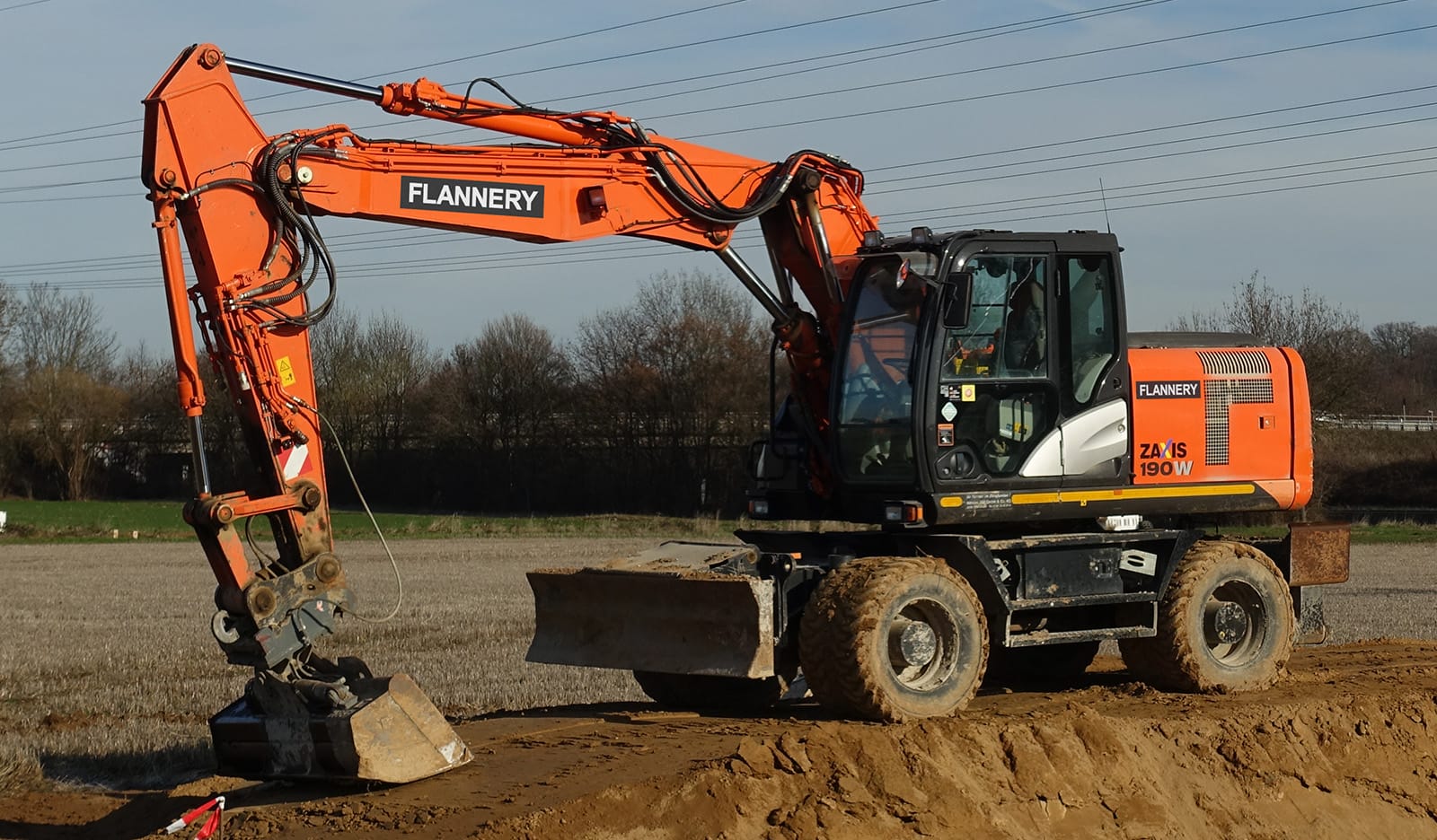 Hitachi Zaxis ZX190W-6 | Plant Hire UK | Flannery Plant Hire