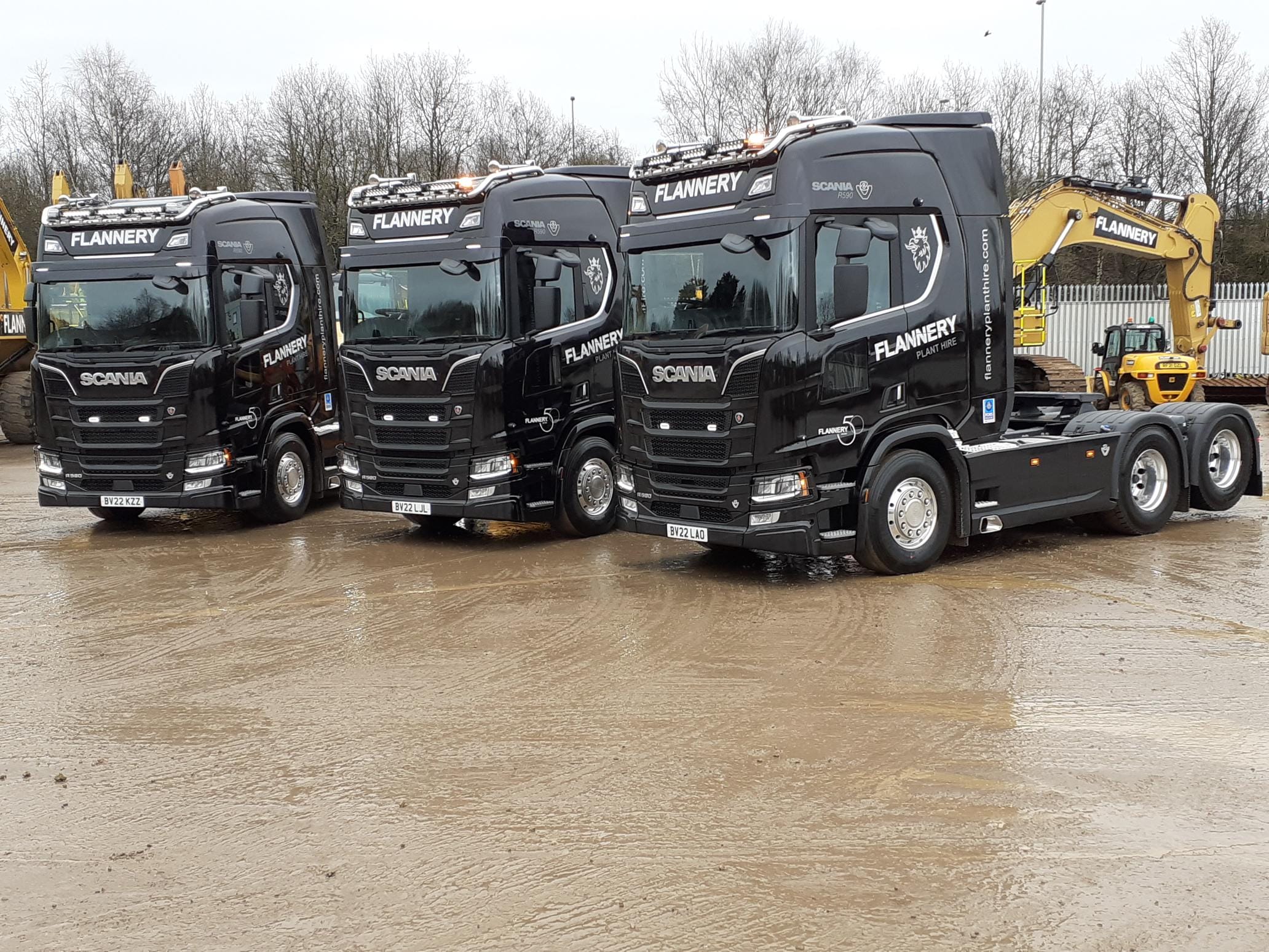 Flannery Plant Hire - Direct Vision Standard Lorries