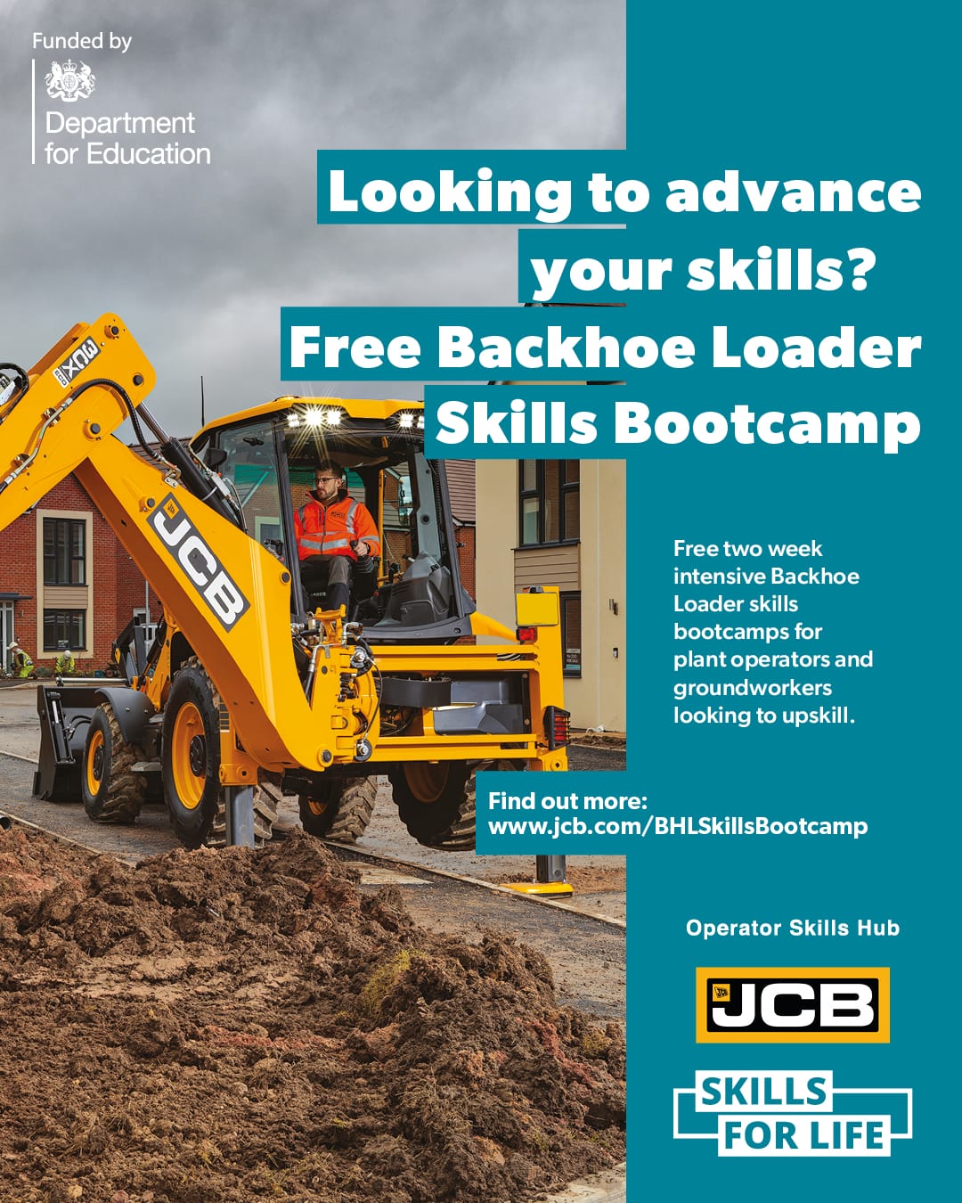 Skills Bootcamp in Backhoe Loader Operations