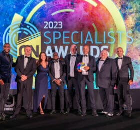 Flannery Plant Hire and Spillard Safety Systems Construction News Specialist Awards Win